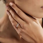 Alliance Dionysa Or Blanc Diamant - Alliances avec pierres Femme | Marc Orian