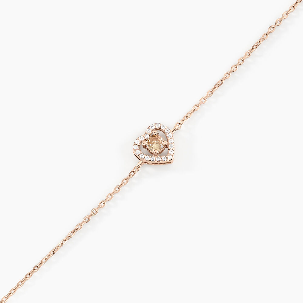 Bracelet Suzon Argent Rose Oxyde De Zirconium - Bracelets chaînes Femme | Marc Orian