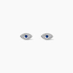 Boucles D'oreilles Puces Josue Argent Blanc Oxyde De Zirconium - Puces Femme | Marc Orian