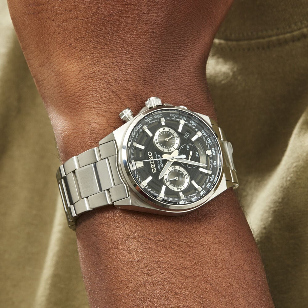 Montre Seiko Sport Noir - Montres étanches Homme | Marc Orian