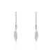 Boucles D'oreilles Pendantes Argent Blanc Irene - Pendantes Femme | Marc Orian