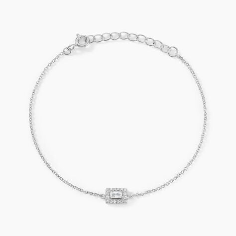 Bracelet Rio Argent Blanc Oxyde De Zirconium - Bracelets fantaisie Femme | Marc Orian