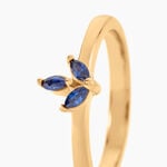 Bague Erma Plaqu&eacute; Or Dor&eacute; Oxyde De Zirconium - Bijoux fantaisie Femme | Marc Orian