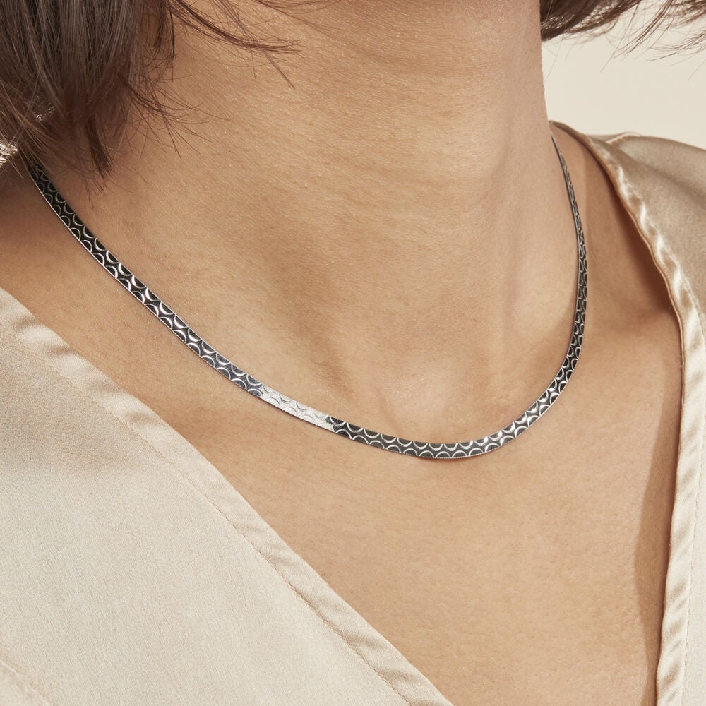 Collier Kalyane Argent Bicolore - Colliers Femme | Marc Orian