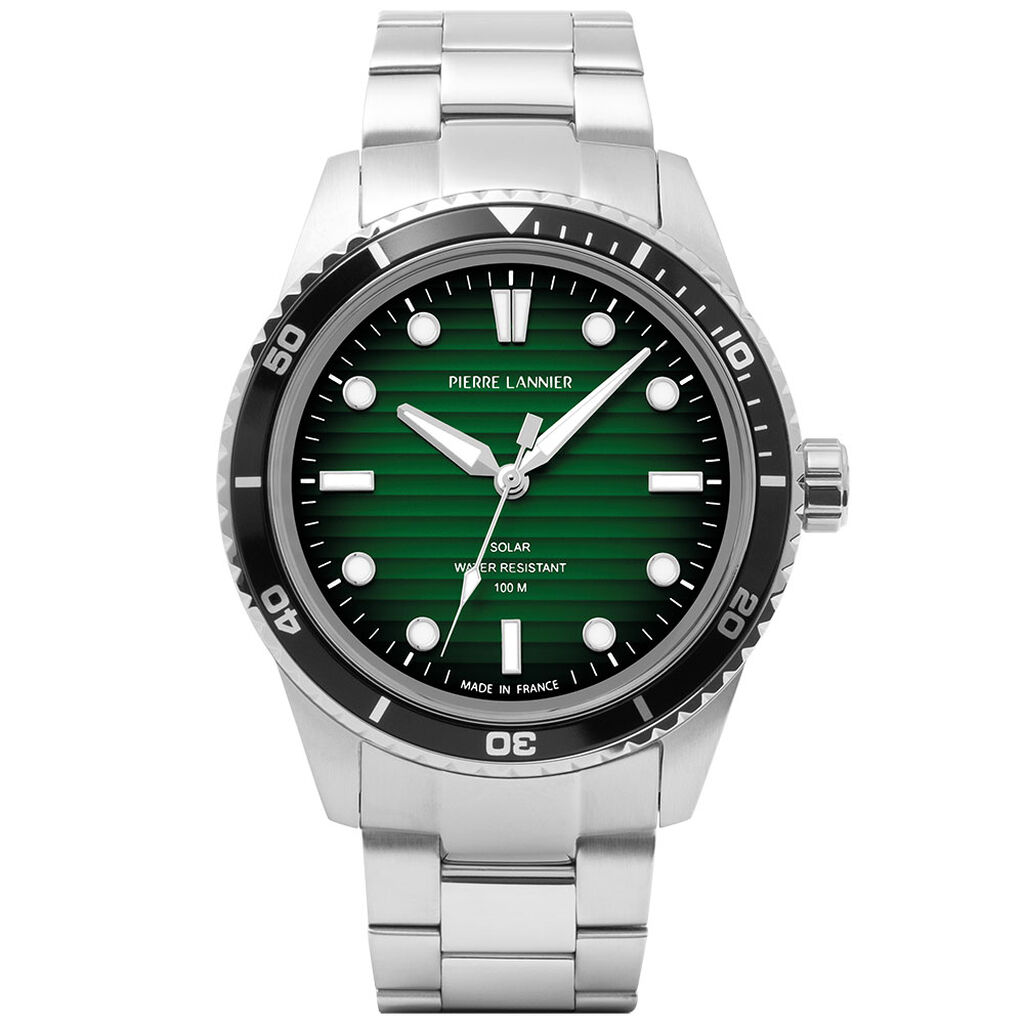 Montre Pierre Lannier Inti Vert - Montres &eacute;tanches Homme | Marc Orian