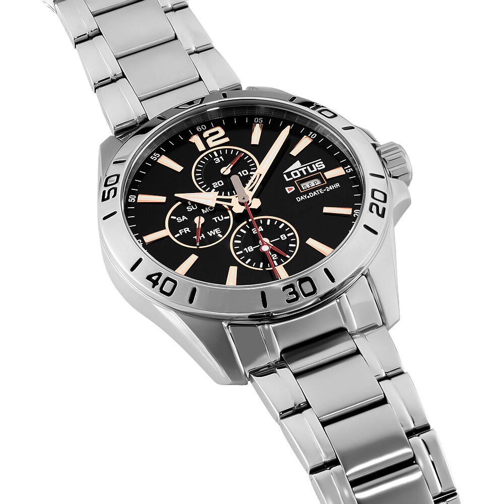 Montre Lotus Multifonction Noir - HIMHBQN0X90 • Marc Orian | Bijouterie en  ligne