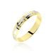 Alliance Fantaisie Ruban Plat Or Bicolore - Alliances duo Unisex | Marc Orian