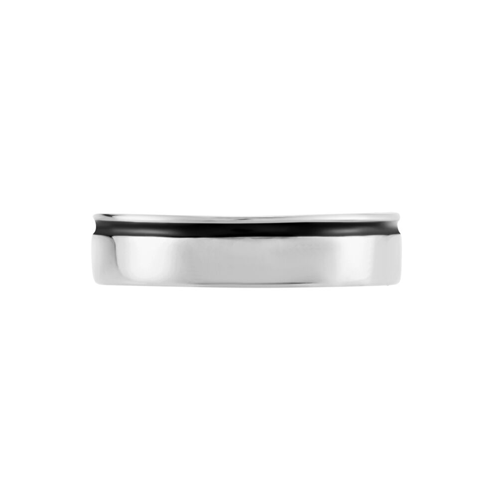 Alliance Dylis Argent Blanc - Alliances duo Homme | Marc Orian