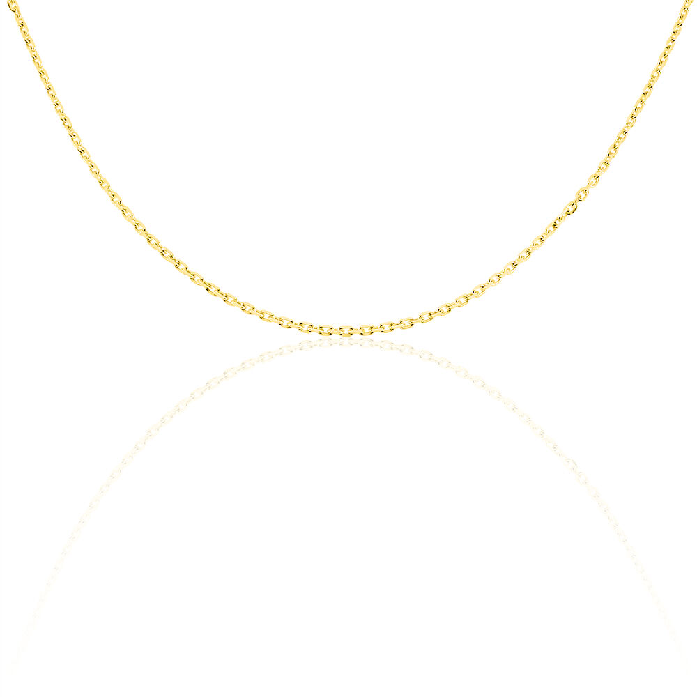 Chaîne Igoa Maille Forçat Diamantee Or Jaune - Chaines Femme | Marc Orian