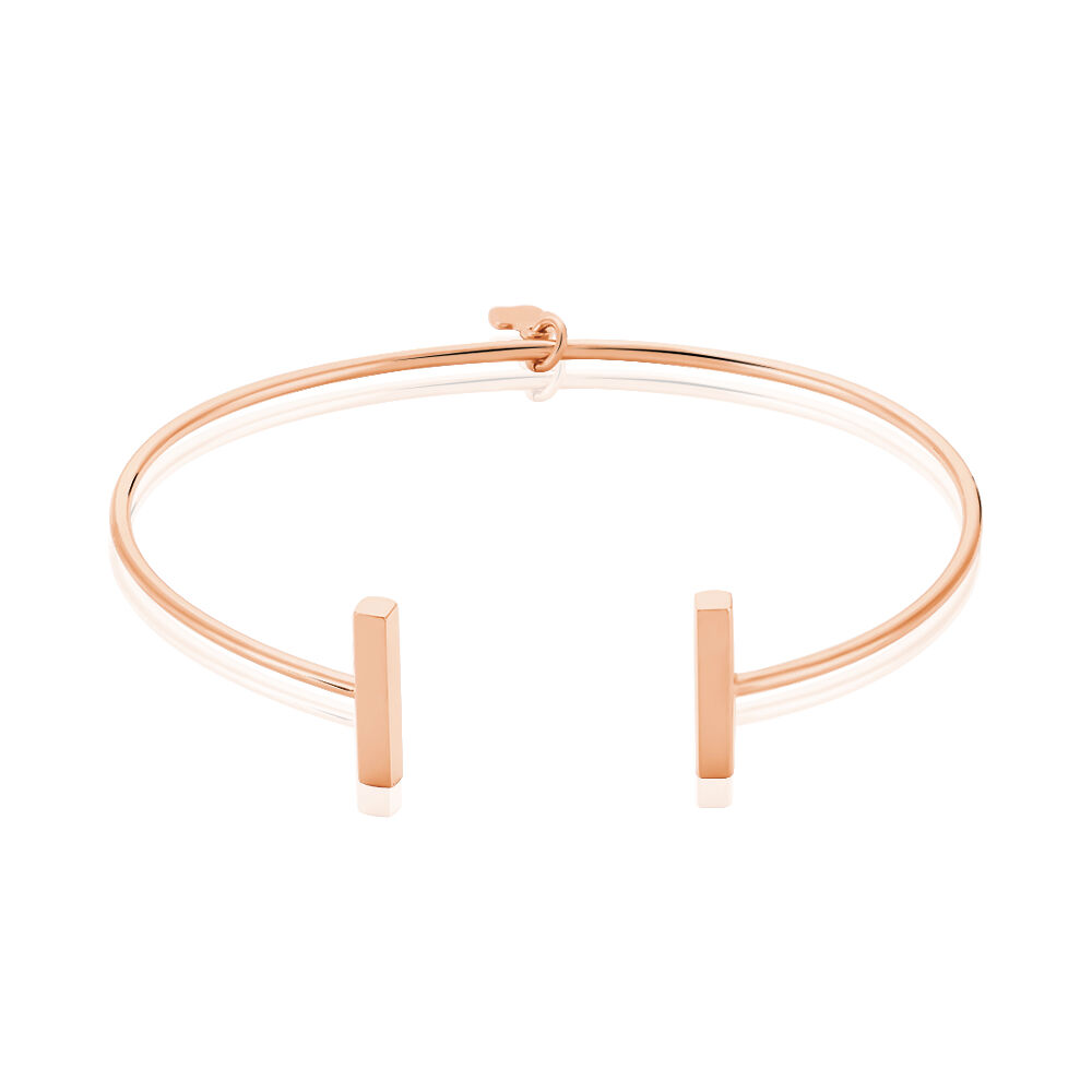 Bracelet Jonc Tullia Argent Rose - Bracelets joncs Femme | Marc Orian