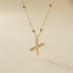 Collier Plaqu&eacute; Or Jaune Lettra - Colliers fantaisie Femme | Marc Orian