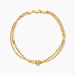 Bracelet Delya Argent Dor&eacute; A L'Or 750/1000 - Bracelets cha&icirc;nes Femme | Marc Orian