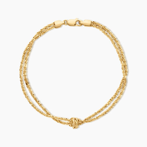 Bracelet Delya Argent Dor&eacute; A L'Or 750/1000 - Bracelets cha&icirc;nes Femme | Marc Orian