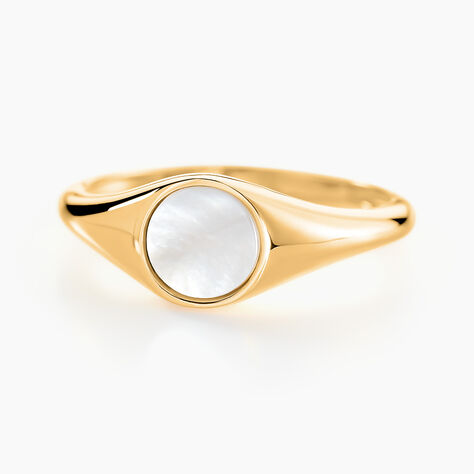 Chevalière Kent Or Jaune Nacre - Chevalières Famille | Marc Orian