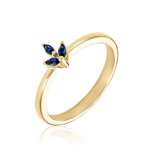 Bague Erma Plaqué Or Doré Oxyde De Zirconium - Bagues avec pierre Femme | Marc Orian