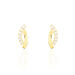 Boucles D'oreilles Puces Marlyatou Or Jaune Oxyde De Zirconium - Puces Femme | Marc Orian