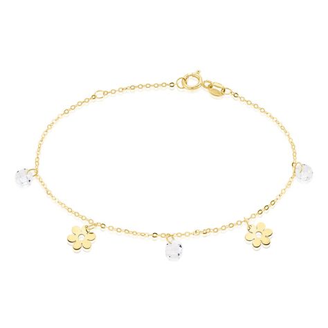 Bracelet Marganita Or Jaune Oxyde De Zirconium - Bracelets chaînes Enfant | Marc Orian