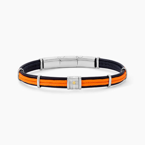 Bracelet Jourdan Cuir Noir - Bracelets cuir Homme | Marc Orian