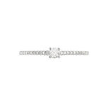 Bague Solitaire Or Blanc Nyala Diamants - Parures de mariage Femme | Marc Orian