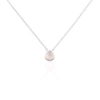 Collier Tao Argent Blanc Quartz