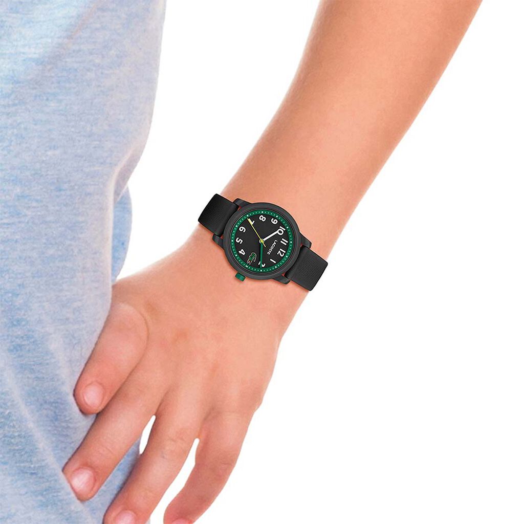 Montre Lacoste 12.12 Kids Noir - Montres classiques Enfant | Marc Orian