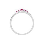 Bague Amarylis Or Blanc Rubis Diamant - Bagues vintage Femme | Marc Orian