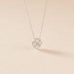 Collier Vasya Or Blanc Diamant - Colliers avec pierres Femme | Marc Orian