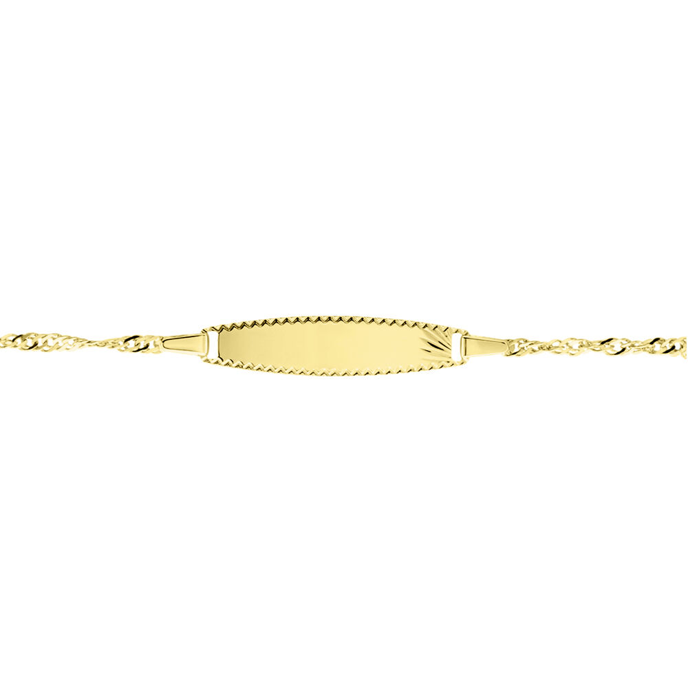 Bracelet Identite Bebe Or Jaune Ericka - Gourmettes Enfant | Marc Orian