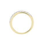 Demi Alliance Pristina Ld Or Jaune Diamant Synthetique - Bagues avec pierre Femme | Marc Orian