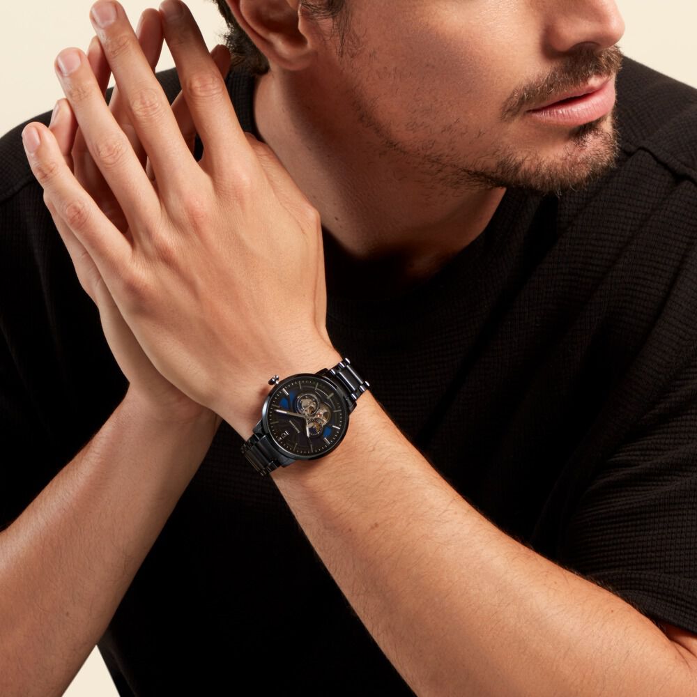 Montre Pierre Lannier Trio Bleu - Montres automatiques Homme | Marc Orian