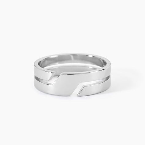 Bague Achille Acier Blanc - Bijoux fantaisie Homme | Marc Orian