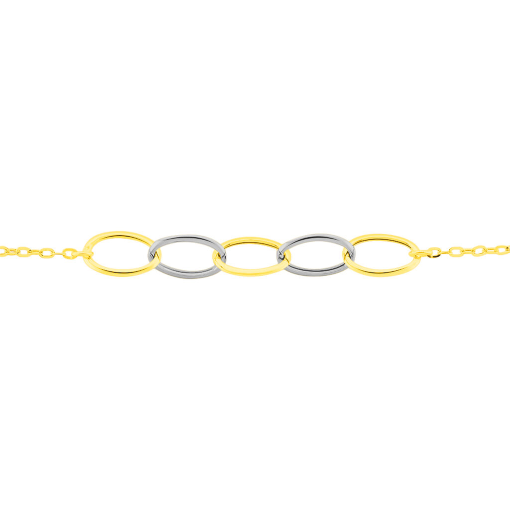 Bracelet Lucette Or Bicolore - Bracelets chaînes Femme | Marc Orian