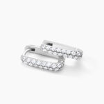 Creoles Rio Argent Blanc Oxyde De Zirconium - Cr&eacute;oles Femme | Marc Orian