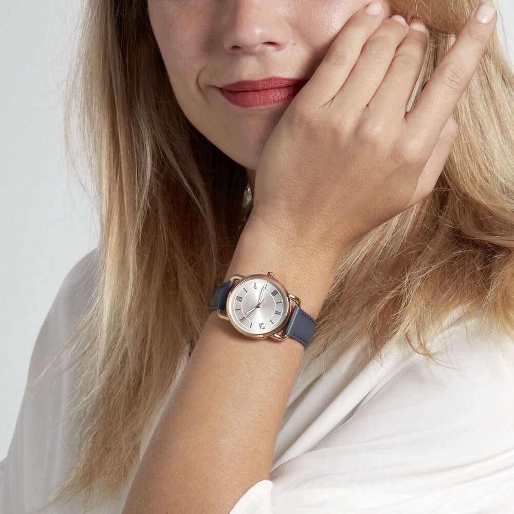 Montre Fossil Copeland Three Hand Blanc - Montres étanches Femme | Marc Orian