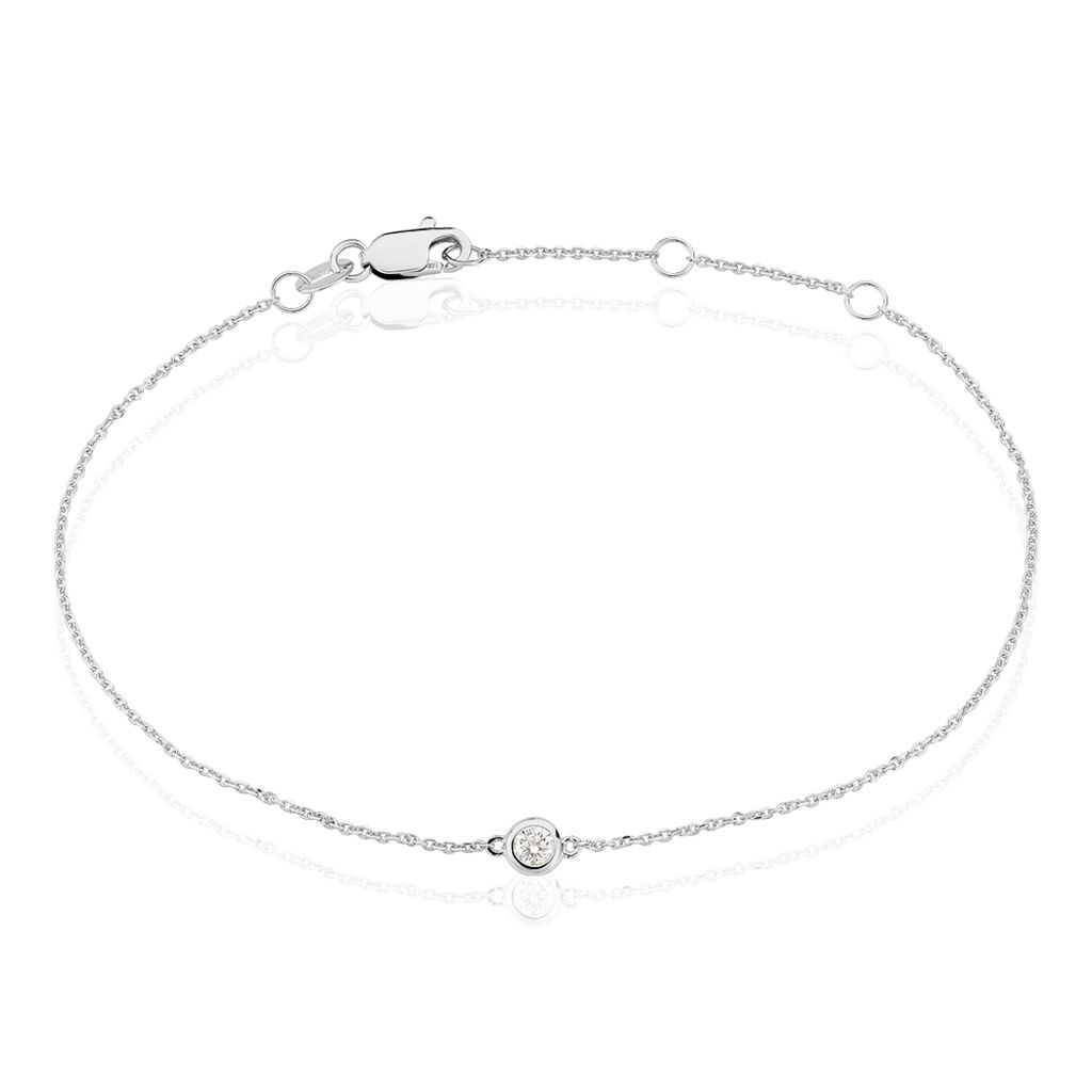 Bracelet Ofelia Or Blanc Diamant - Bracelets cha&icirc;nes Femme | Marc Orian