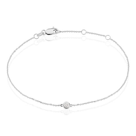 Bracelet Ofelia Or Blanc Diamant - Bracelets cha&icirc;nes Femme | Marc Orian