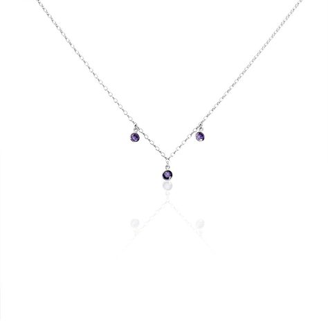 Collier Argent Blanc Muireall Oxydes De Zirconium - Colliers avec pierres Femme | Marc Orian