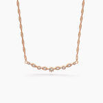 Collier Eugenie Argent Rose Oxyde De Zirconium - Colliers avec pierres Femme | Marc Orian