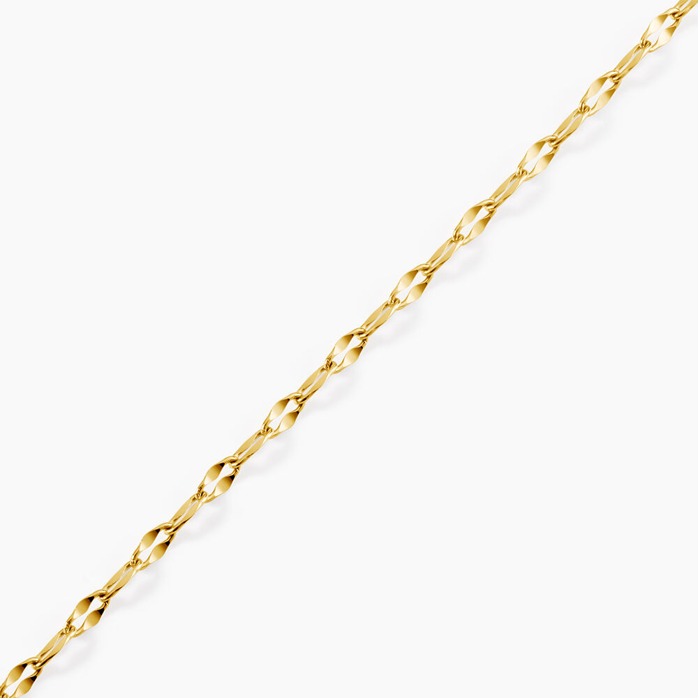 Bracelet Mauricette Acier Jaune - Bracelets cha&icirc;nes Femme | Marc Orian