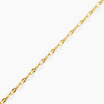 Bracelet Mauricette Acier Jaune - Bracelets cha&icirc;nes Femme | Marc Orian