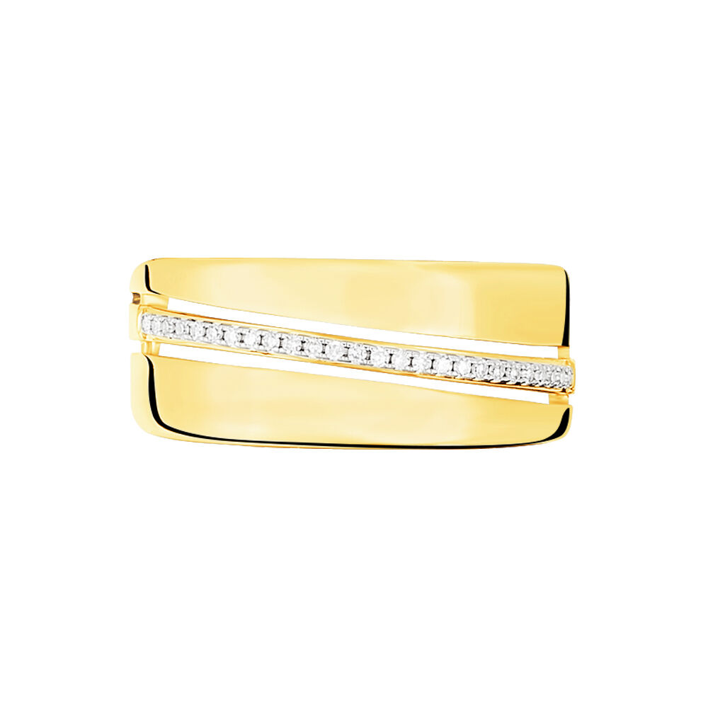 Bague Calia Or Jaune Diamant - Bagues pierres précieuses Femme | Marc Orian