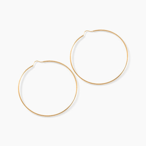 Cr&eacute;oles Dominae Or Jaune - Grosses cr&eacute;oles Femme | Marc Orian