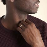 Alliance Inayah Ruban Plat Argent Blanc - Alliances duo Famille | Marc Orian