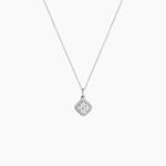 Collier Justina Argent Blanc Oxyde De Zirconium - Colliers avec pierres Femme | Marc Orian