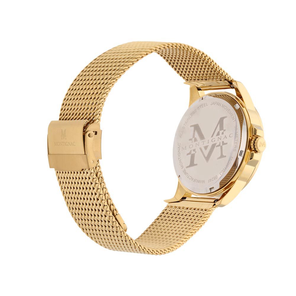 Montre Montignac Round Noir - Montres étanches Homme | Marc Orian