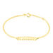 Bracelet Identité Esta Maille Forçat Or Jaune - Gourmettes Enfant | Marc Orian