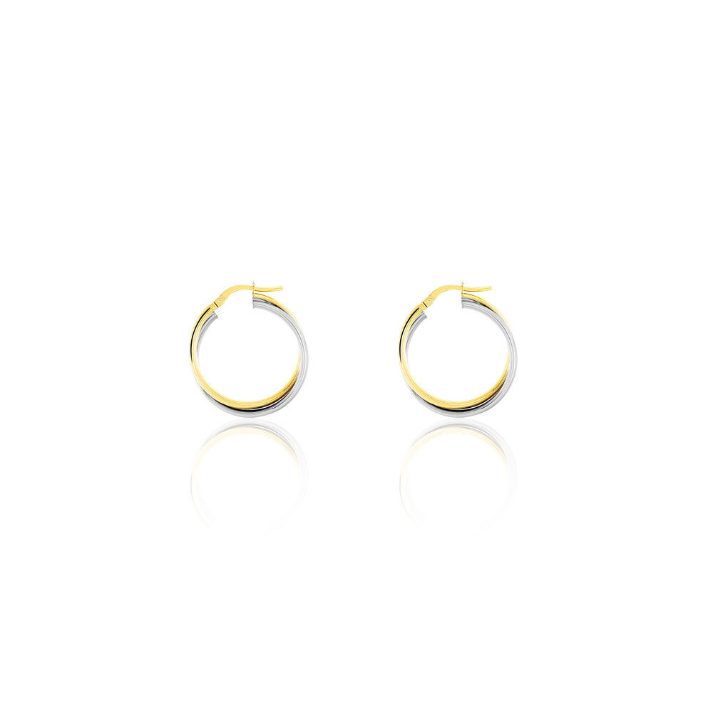 Créoles Kiara Or Bicolore - Créoles Femme | Marc Orian