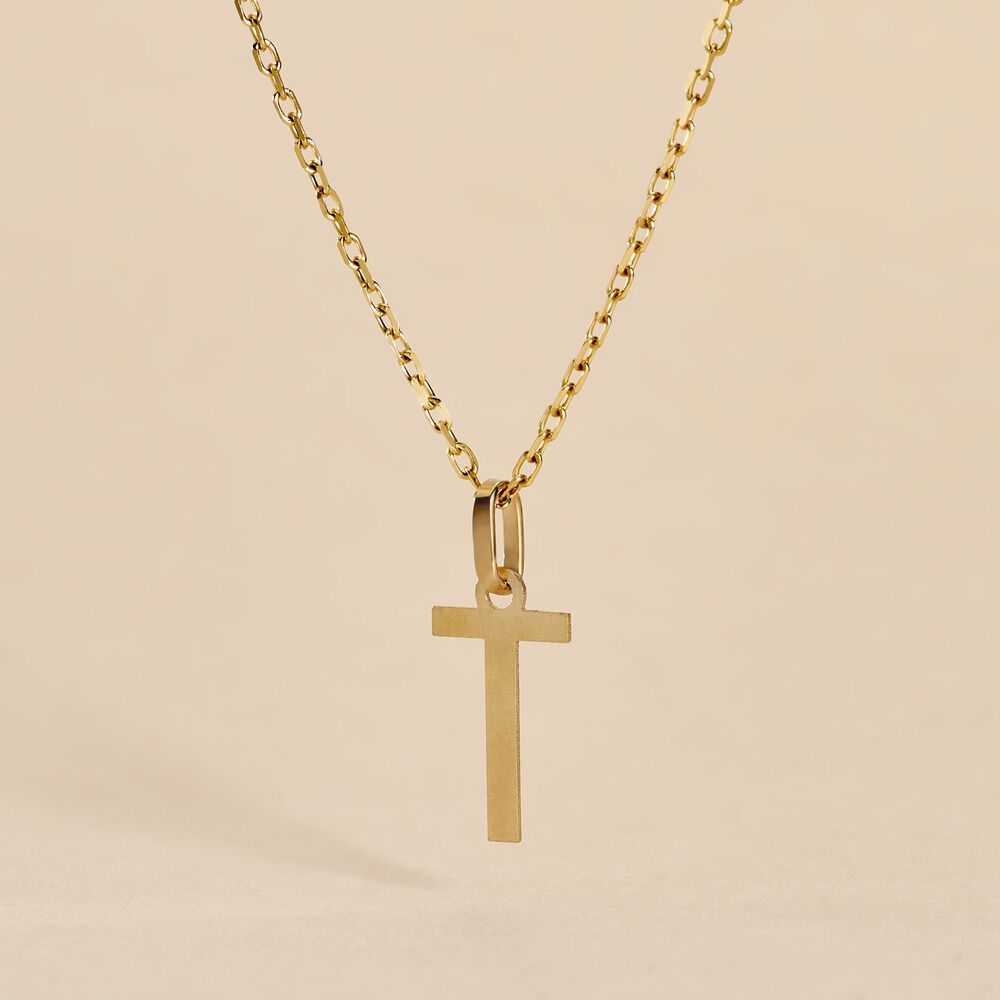 Pendentif Ionia Lettre Or Jaune - Pendentifs Famille | Marc Orian