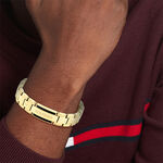 Bracelet Tommy Hilfiger Parker Acier Jaune - Bracelets cha&icirc;nes Homme | Marc Orian