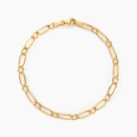 Bracelet Ophelio Maille Alternee 1/1 Or Jaune - Bracelets mailles Femme | Marc Orian
